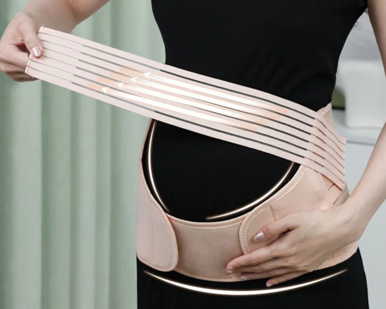 Foto 3 pulgar | Faja de Embarazo Con Soporte Transpirable Para Cintura Y Abdomen  Bluelander Mediana