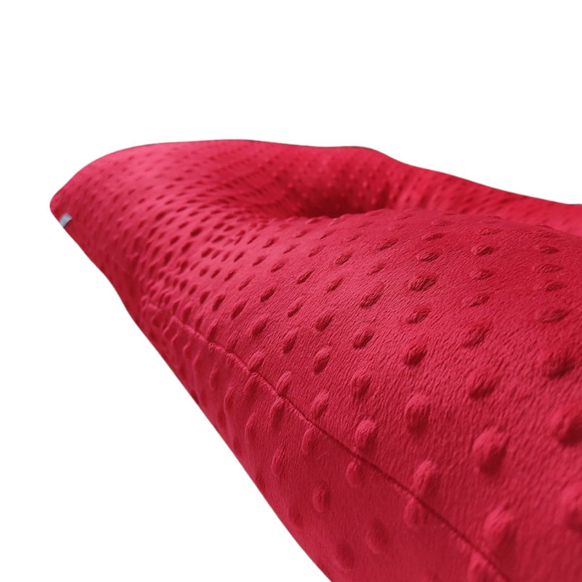 Foto 3 pulgar | Almohada para Embarazo y Lactancia Funda Rojo