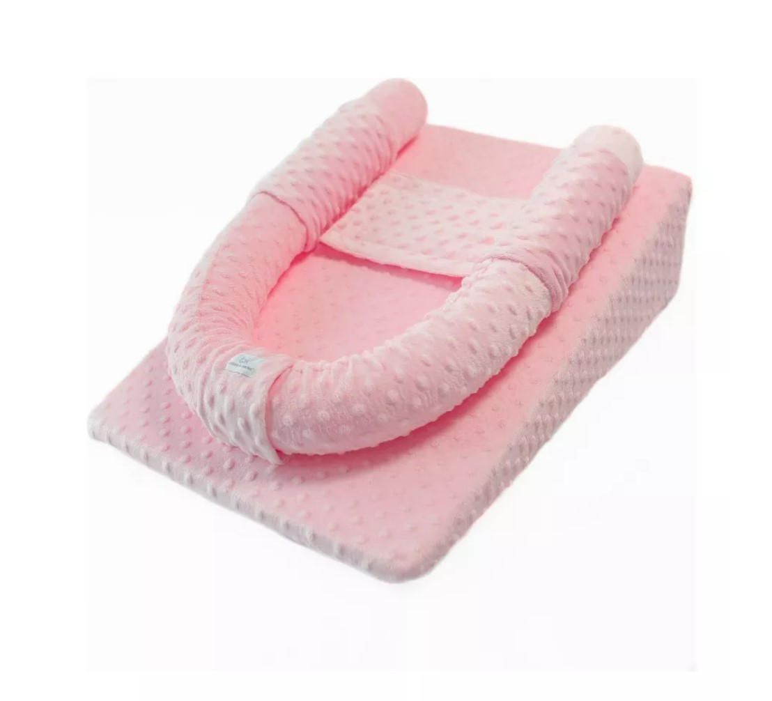 Foto 4 pulgar | Almohada Antireflujo para Bebés Gris