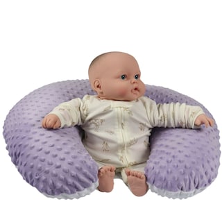 Foto 4 | Almohada Cojín Lactancia Amamantar Bebé Mãe Baby Antirreflujo Cómodo (lila) Premium Tela Muy Suave Hipoalergénicas