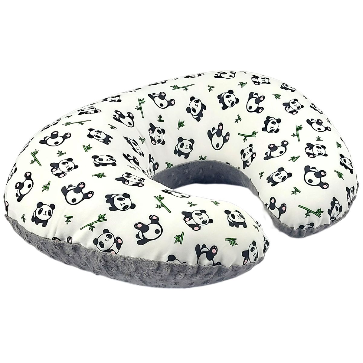 Foto 2 pulgar | Almohada Cojín Lactancia Amamantar Bebé Mãe Baby Antirreflujo Cómodo(pandas)premium Tela Muy Suave Hipoalergénicas