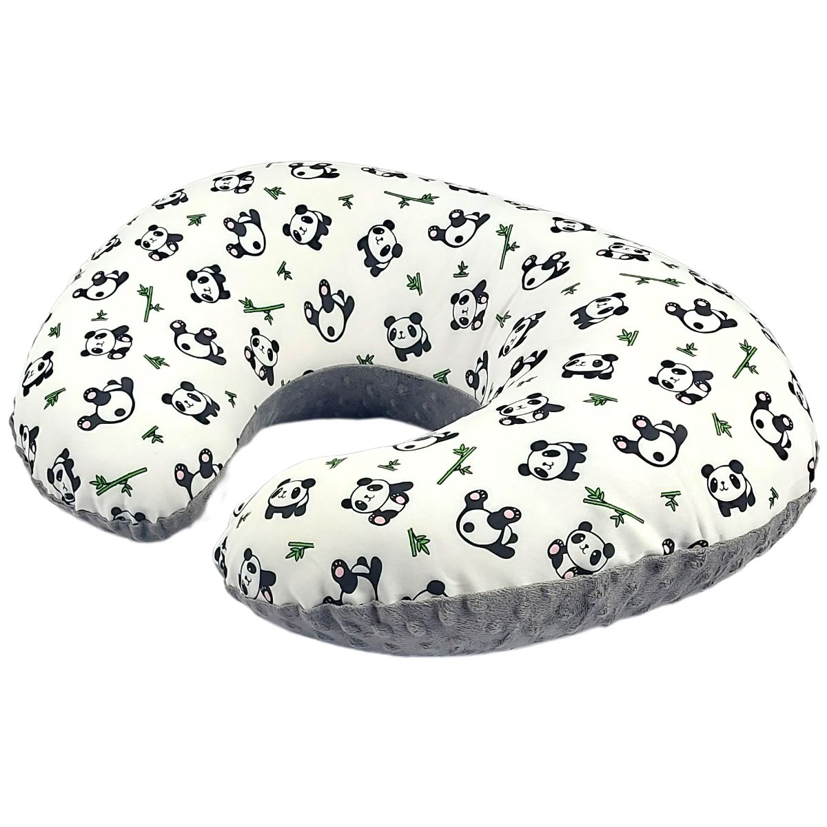 Foto 3 pulgar | Almohada Cojín Lactancia Amamantar Bebé Mãe Baby Antirreflujo Cómodo(pandas)premium Tela Muy Suave Hipoalergénicas