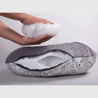 Foto 3 | Almohada Cojín Lactancia Amamantar Bebé Mãe Baby Antirreflujo Cómodo(pandas)premium Tela Muy Suave Hipoalergénicas