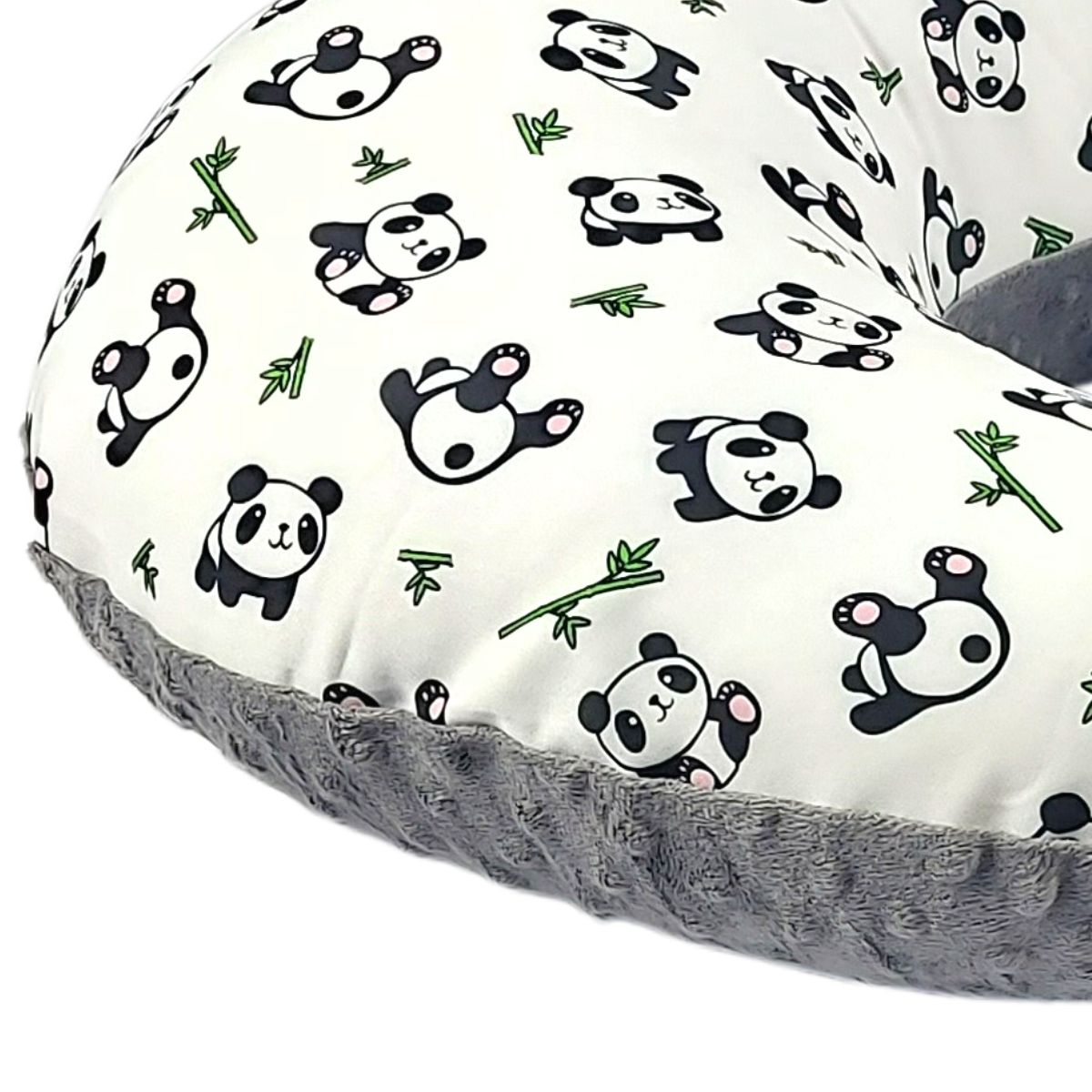 Foto 5 pulgar | Almohada Cojín Lactancia Amamantar Bebé Mãe Baby Antirreflujo Cómodo(pandas)premium Tela Muy Suave Hipoalergénicas