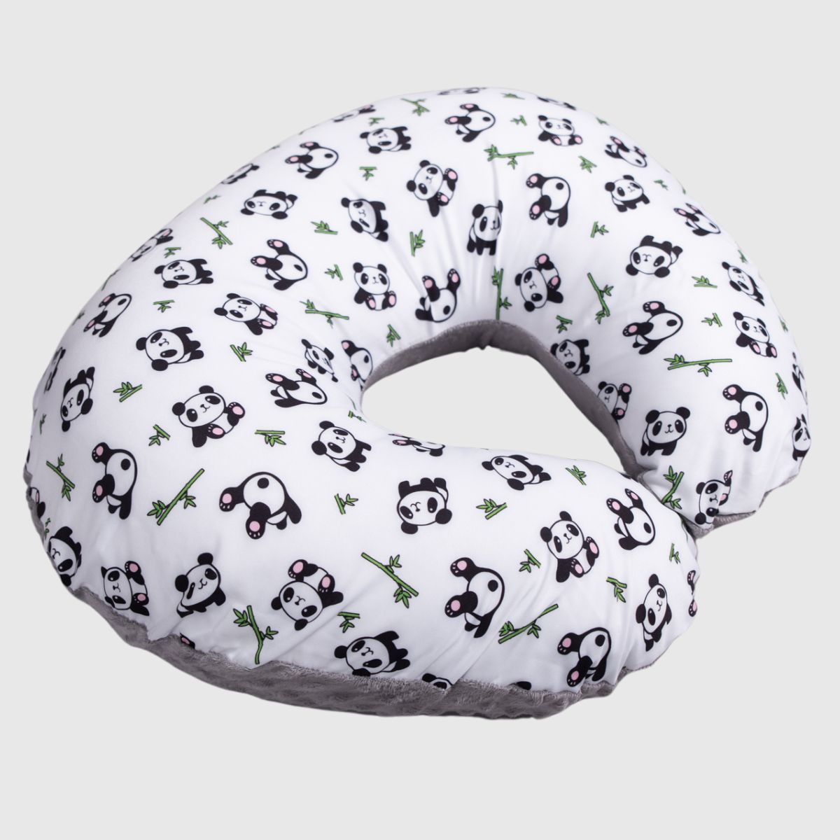 Foto 9 pulgar | Almohada Cojín Lactancia Amamantar Bebé Mãe Baby Antirreflujo Cómodo(pandas)premium Tela Muy Suave Hipoalergénicas