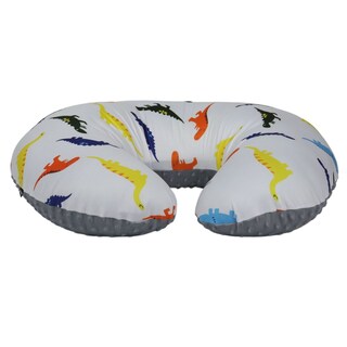 Foto 4 | Almohada Cojín Lactancia Amamantar Bebé Mãe Baby Antirreflujo Cómodo(dinosaurios)premium Tela Muy Suave Hipoa