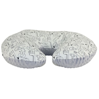 Foto 2 | Almohada Cojín Lactancia Amamantar Bebé Mãe Baby Antirreflujo Cómodo(safari)premium Tela Muy Suave Hipoalergénicas