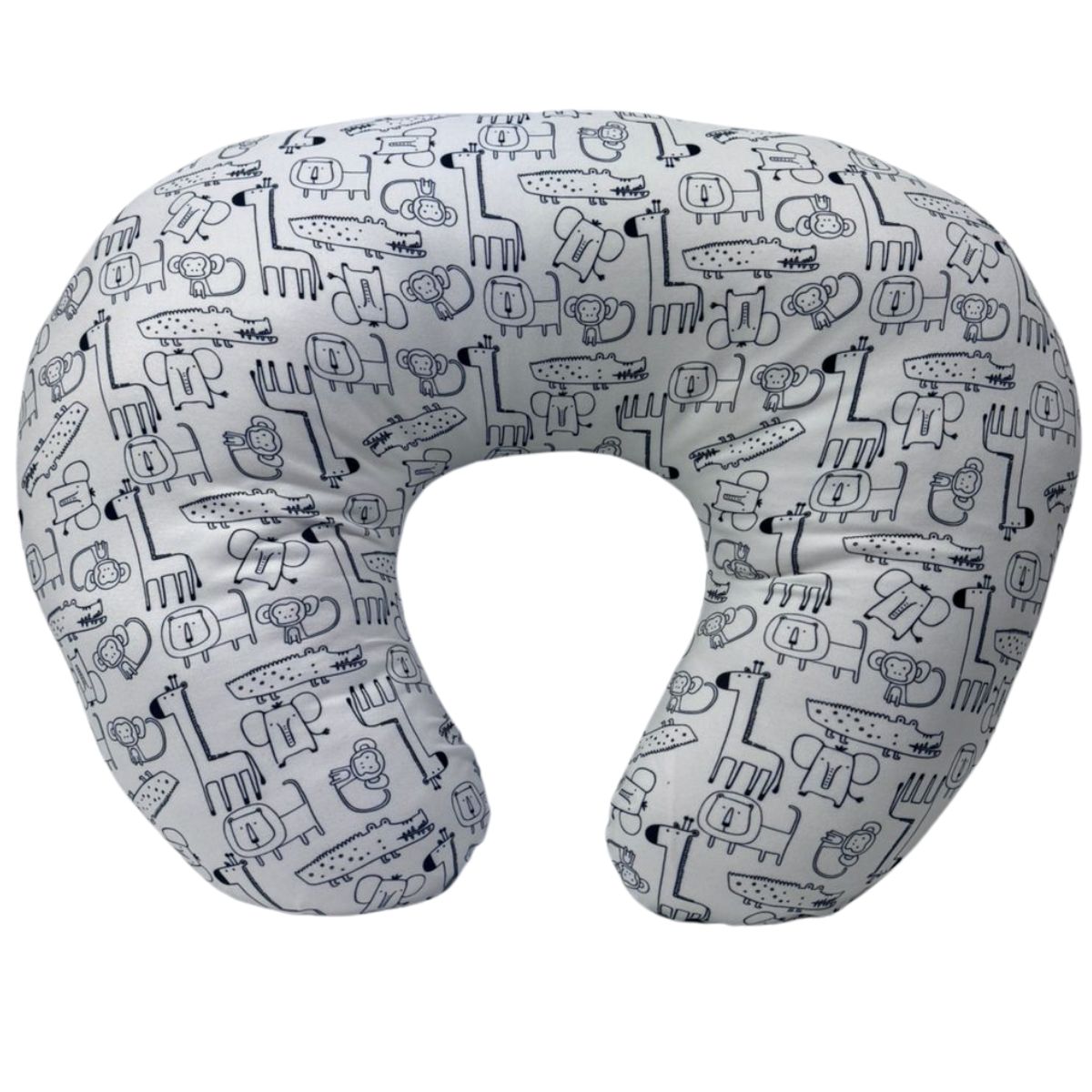 Foto 4 pulgar | Almohada Cojín Lactancia Amamantar Bebé Mãe Baby Antirreflujo Cómodo(safari)premium Tela Muy Suave Hipoalergénicas