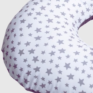 Foto 4 | Almohada Cojín Lactancia Amamantar Bebé Mãe Baby Antirreflujo Cómodo(estrella)premium Tela Muy Suave Hipoalergén