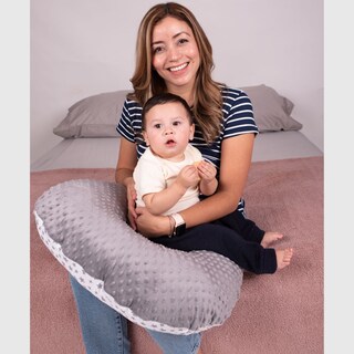 Foto 6 | Almohada Cojín Lactancia Amamantar Bebé Mãe Baby Antirreflujo Cómodo(estrella)premium Tela Muy Suave Hipoalergén