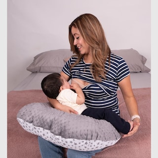 Foto 7 | Almohada Cojín Lactancia Amamantar Bebé Mãe Baby Antirreflujo Cómodo(estrella)premium Tela Muy Suave Hipoalergén