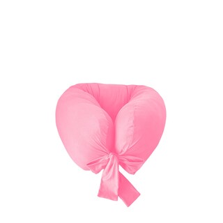 Foto 2 | Almohada Cojín Lactancia Amamantar Bebé Mãe Baby Antirreflujo Cómodo(rosa Tiras Liso)premium Tela Muy Suave Hipo