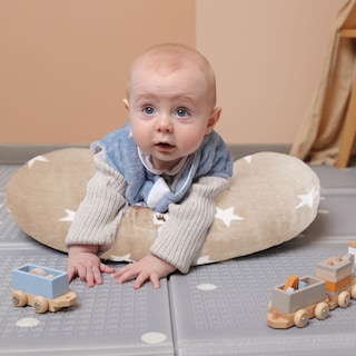 Foto 4 | Cojín De Lactancia Nap Para Bebé Estrellas Beige