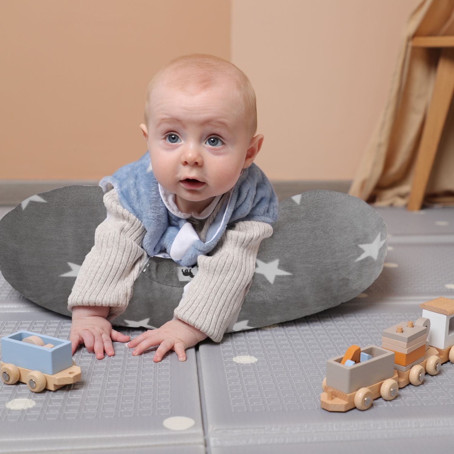 Foto 4 | Cojín De Lactancia Nap Para Bebé Estrellas Oxford