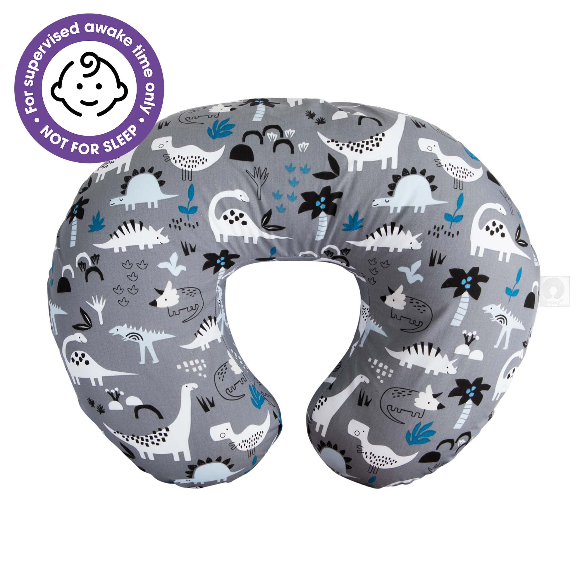 Foto 5 pulgar | Cojín De Lactancia Boppy Original Support Grey Dinosaurs - Venta Internacional.