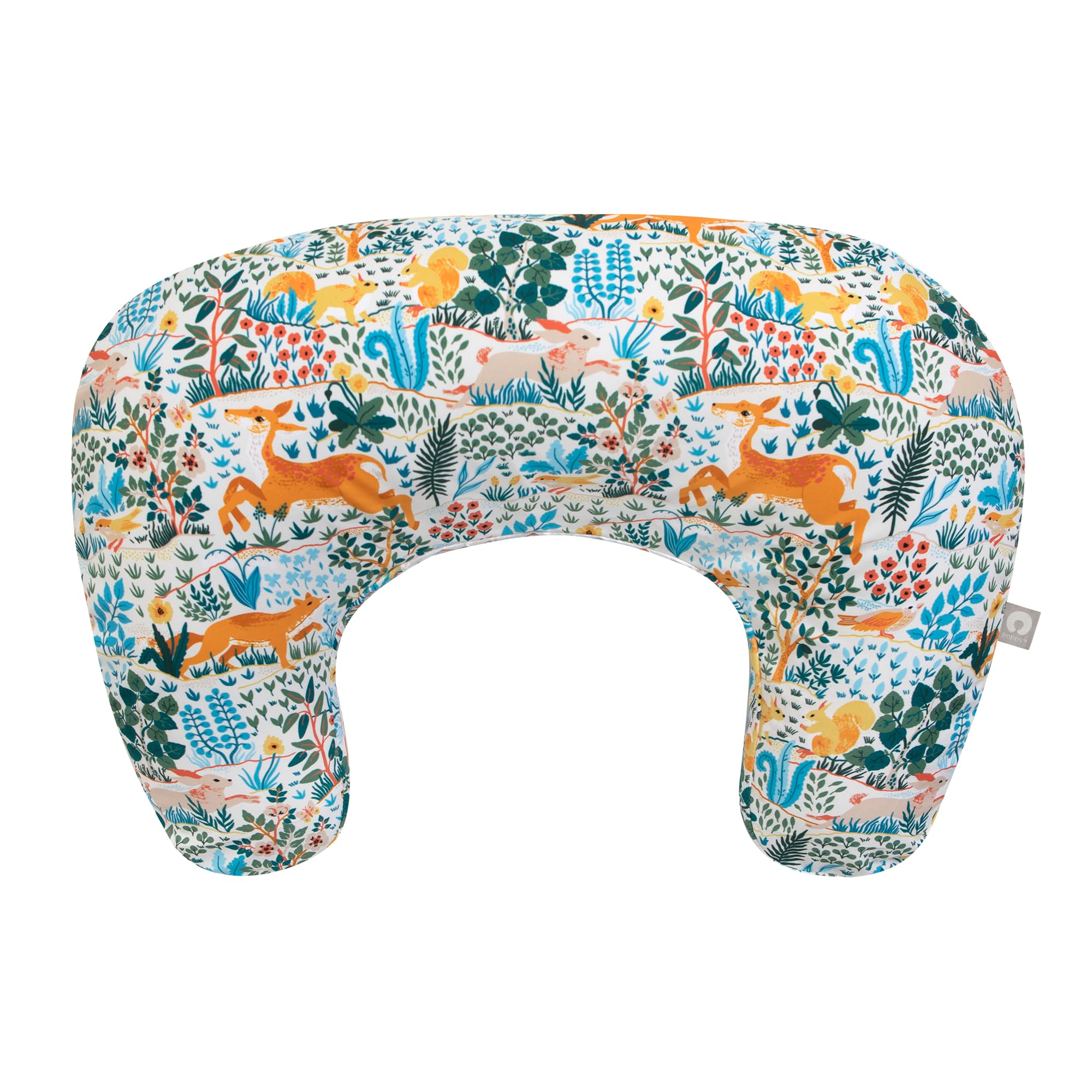 Foto 2 pulgar | Cojín De Lactancia Boppy Colorful Forest Animals, Tamaño Grande - Venta Internacional.