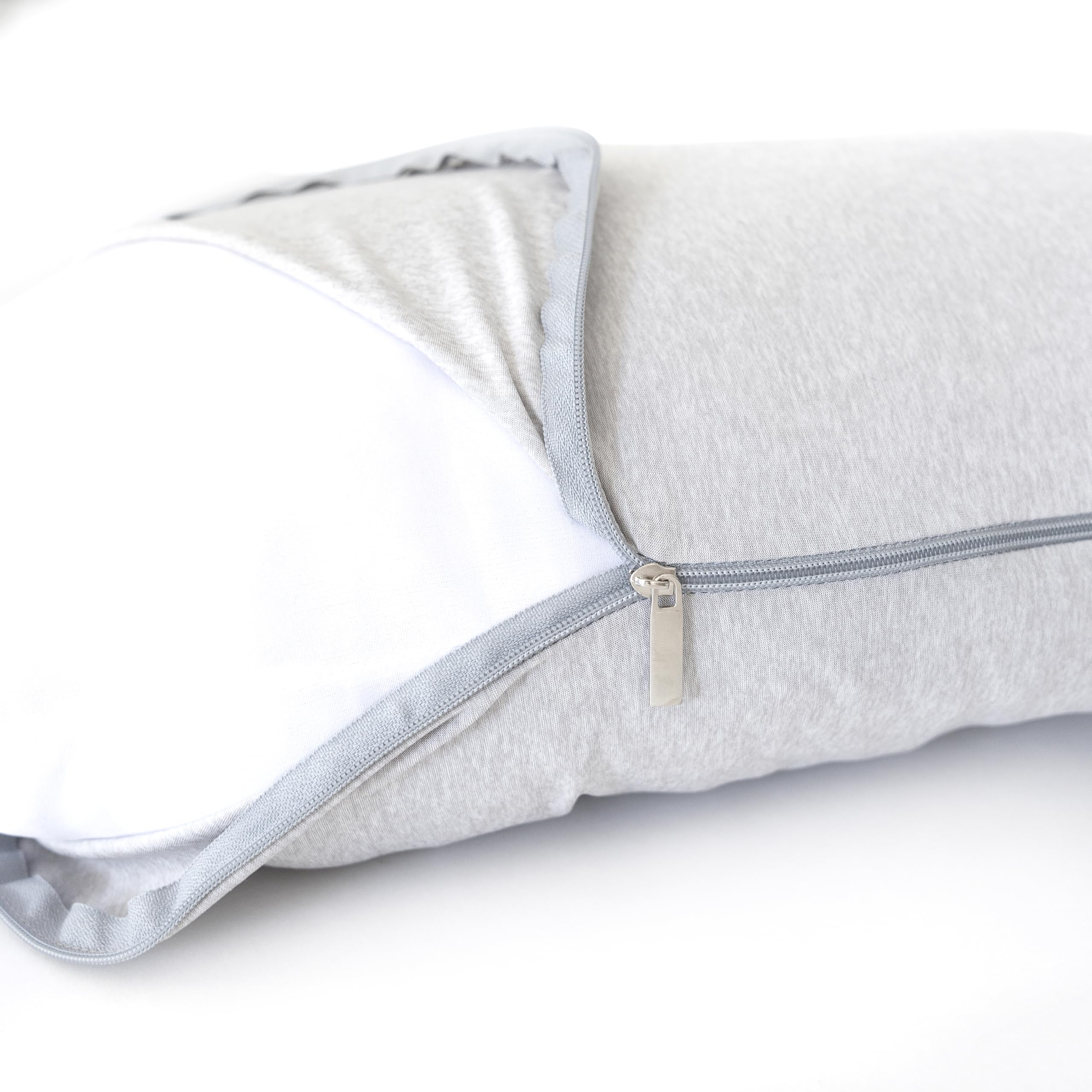 Foto 6 pulgar | Almohada De Embarazo Posparto Regalo Premium Ultra Soft Grey - Venta Internacional.