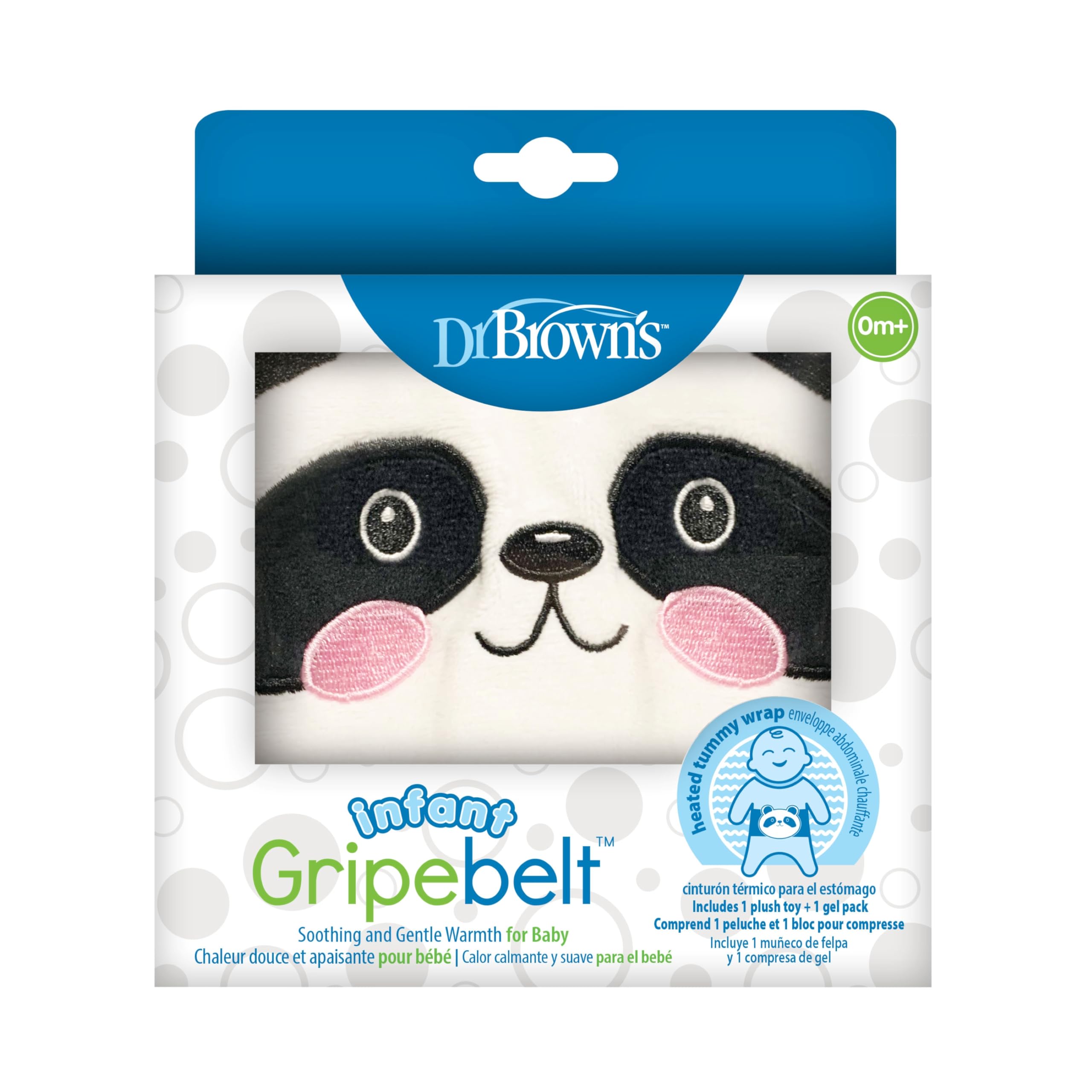 Foto 2 pulgar | Diadema Térmica Gripebelt Para Bebés Dr. Brown's Panda De 0 M O Más - Venta Internacional.