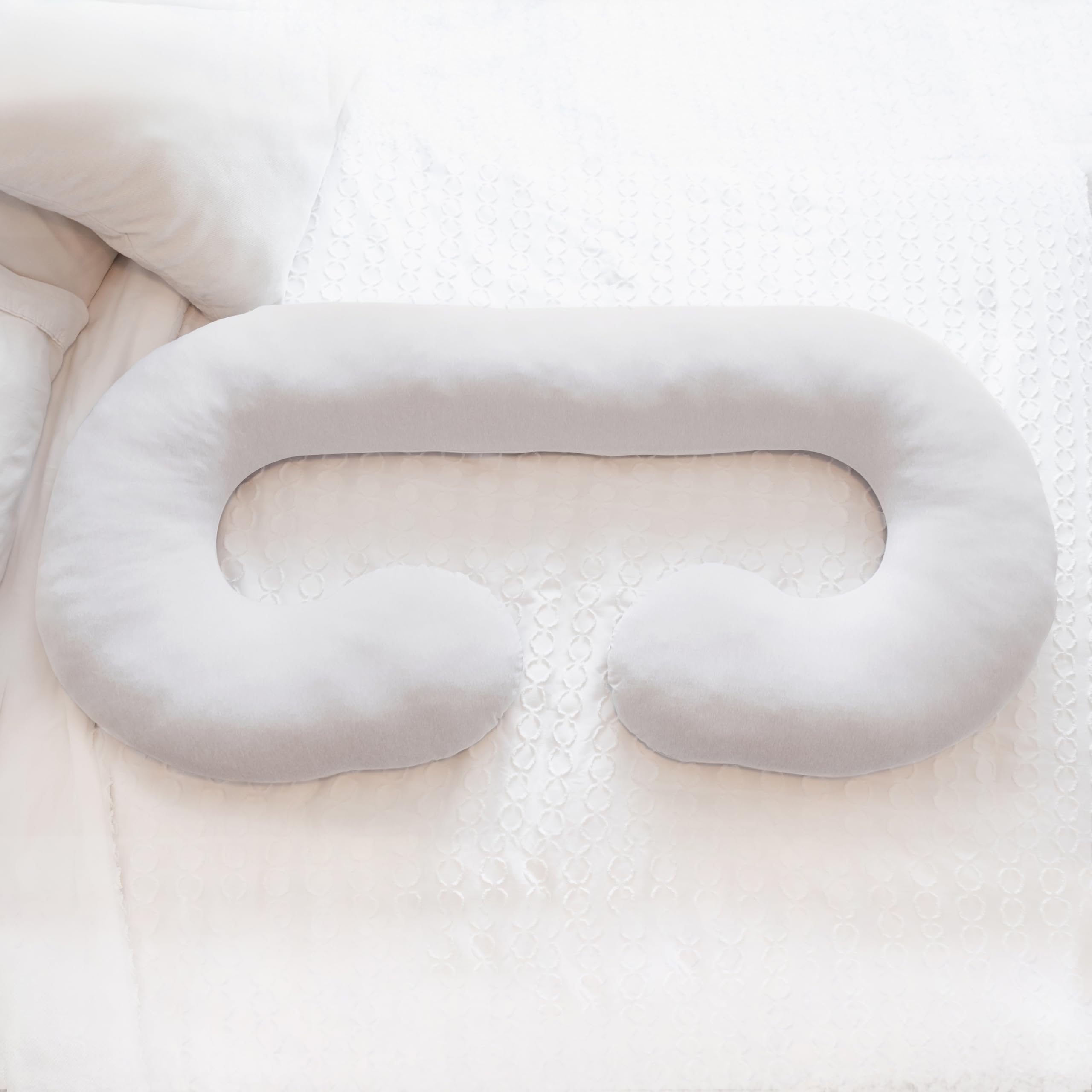 Foto 5 pulgar | Almohada De Embarazo Posparto Regalo Premium Ultra Soft Grey - Venta Internacional.