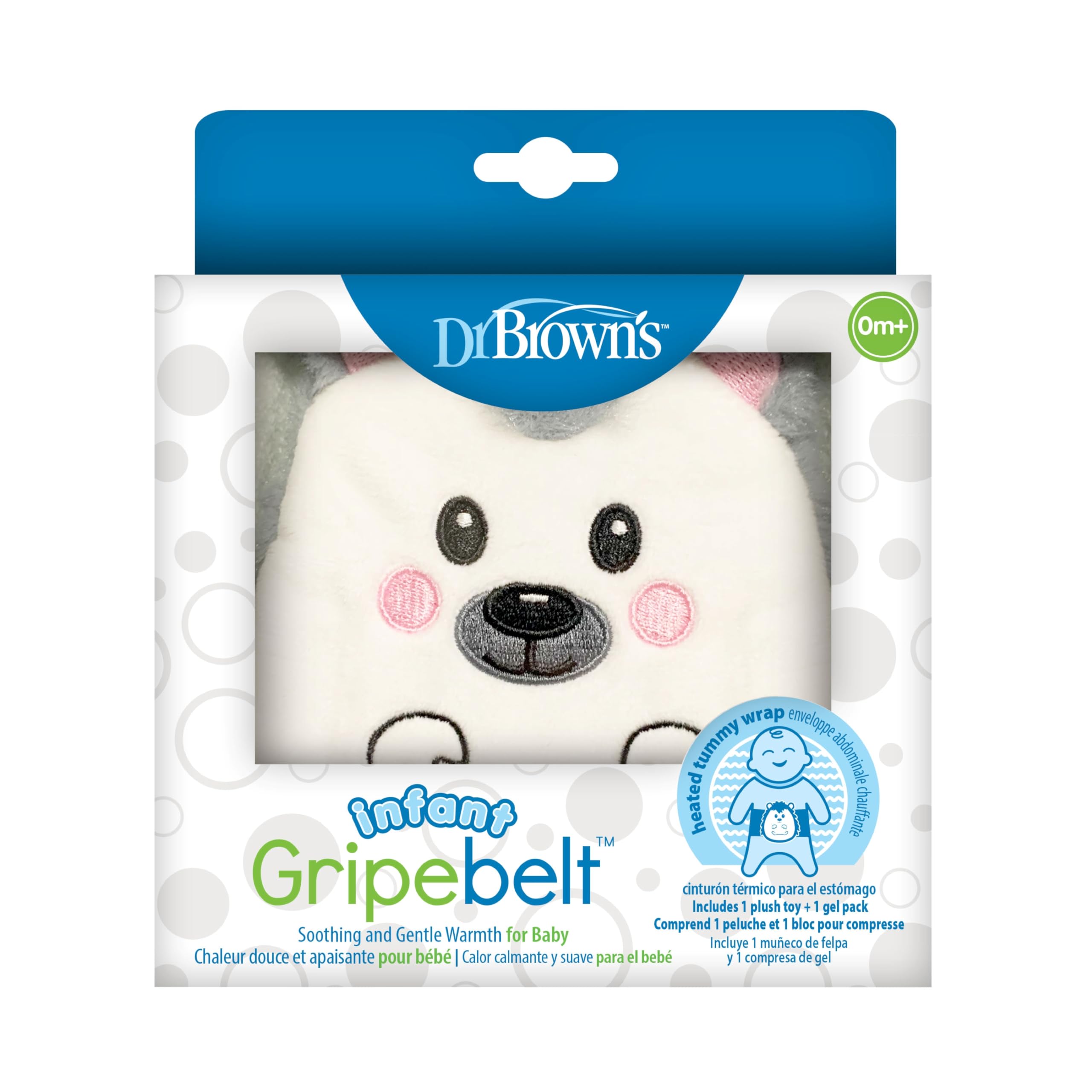 Foto 1 | Diadema Térmica Gripebelt Para Bebés Dr. Brown's Hedgehog De 0 M O Más - Venta Internacional.