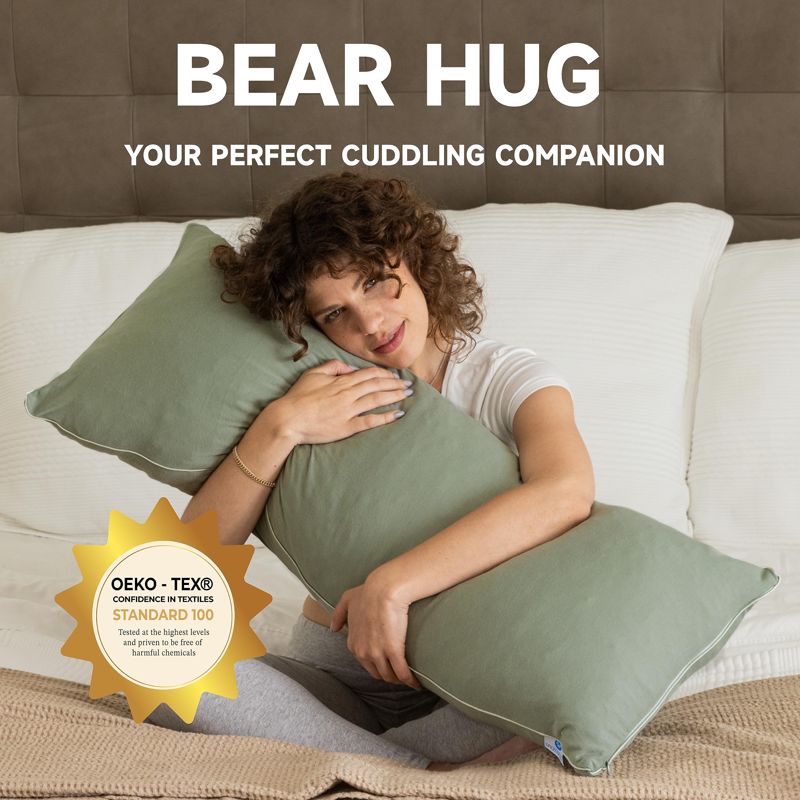 Foto 2 | Almohada Corporal Pharmedoc Bear Hug De Espuma Viscoelástica Con Funda De Refrigeración - Venta Internacional.