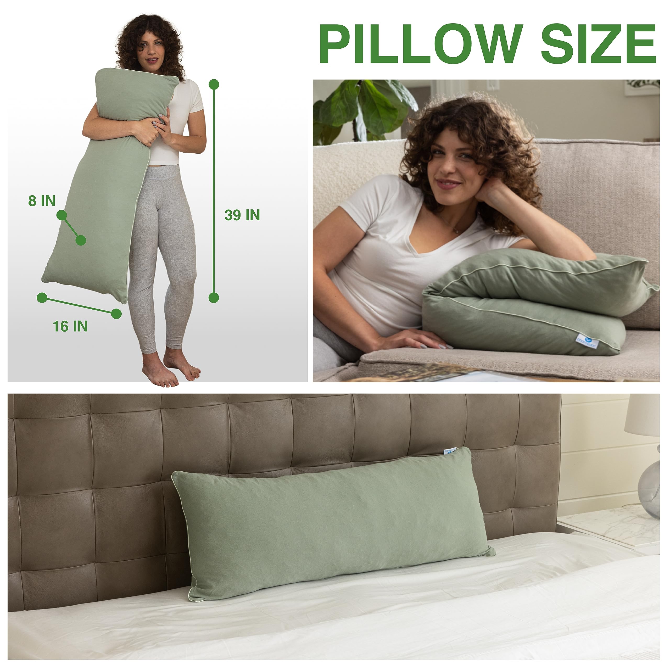 Foto 5 pulgar | Almohada Corporal Pharmedoc Bear Hug De Espuma Viscoelástica Con Funda De Refrigeración - Venta Internacional.