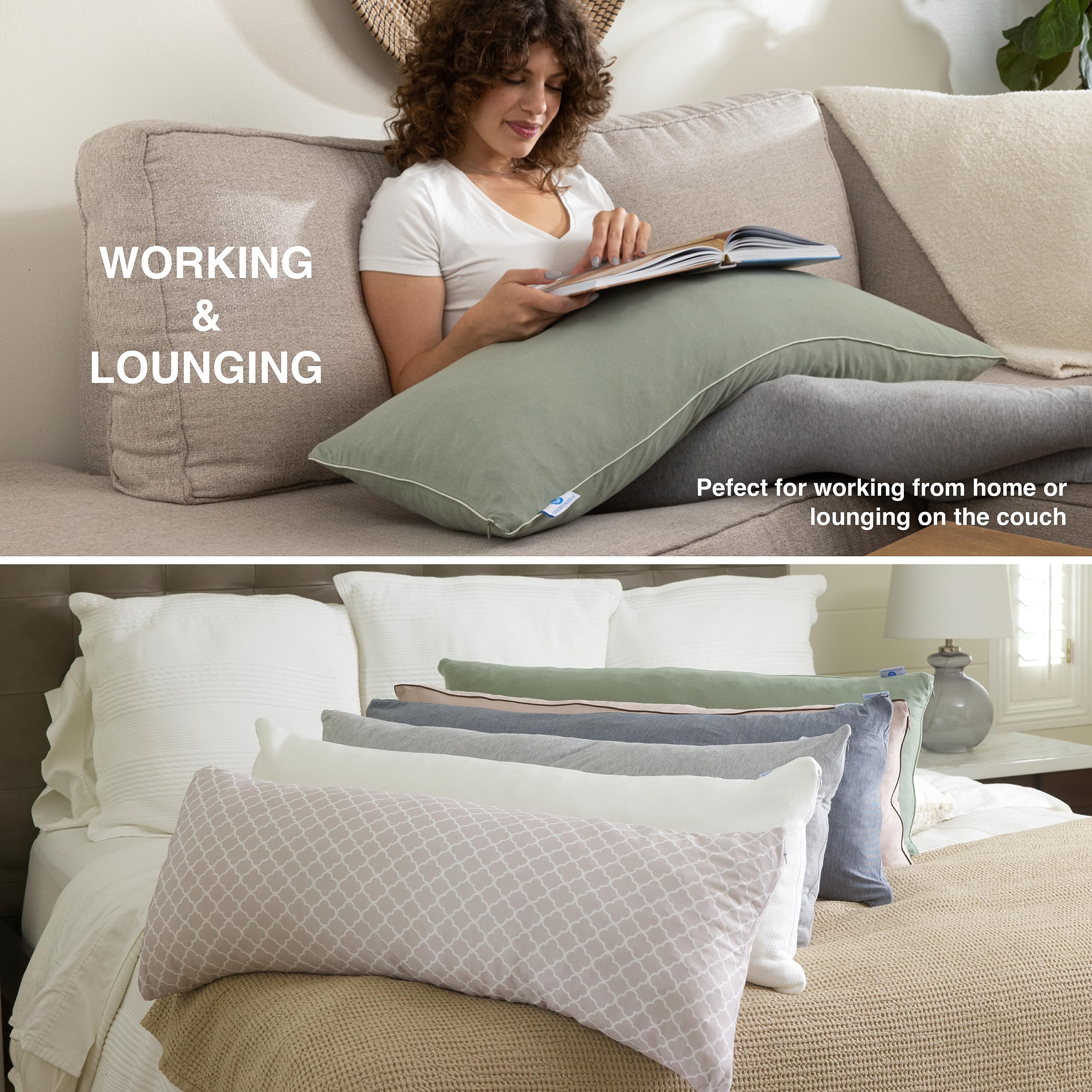 Foto 8 pulgar | Almohada Corporal Pharmedoc Bear Hug De Espuma Viscoelástica Con Funda De Refrigeración - Venta Internacional.