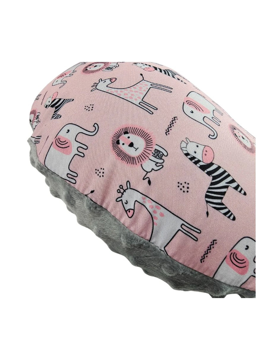 Foto 4 pulgar | Almohada Embarazo Y Lactancia Pink Cebra