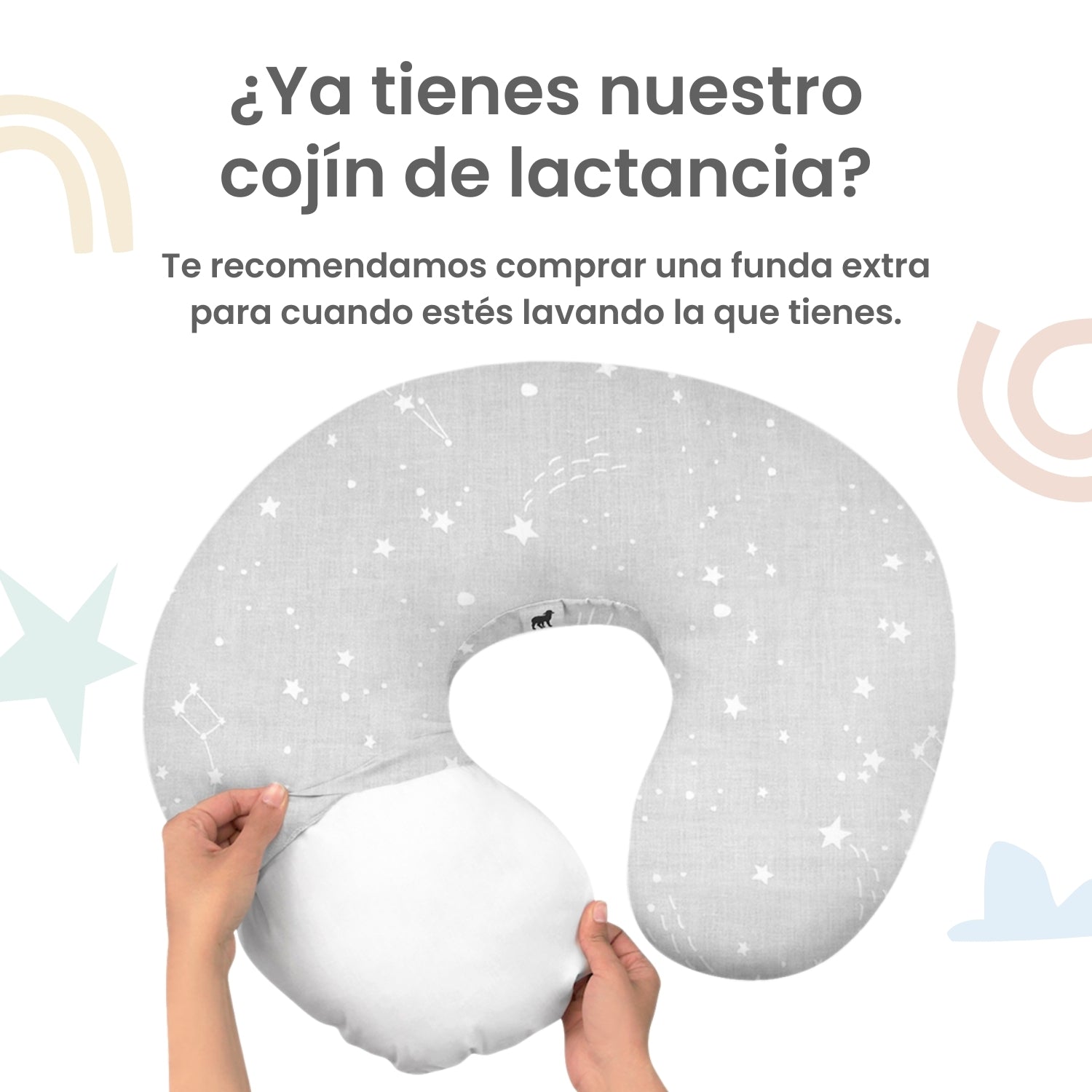 Foto 5 pulgar | Cojín De Lactancia Nap Para Bebé Constelaciones
