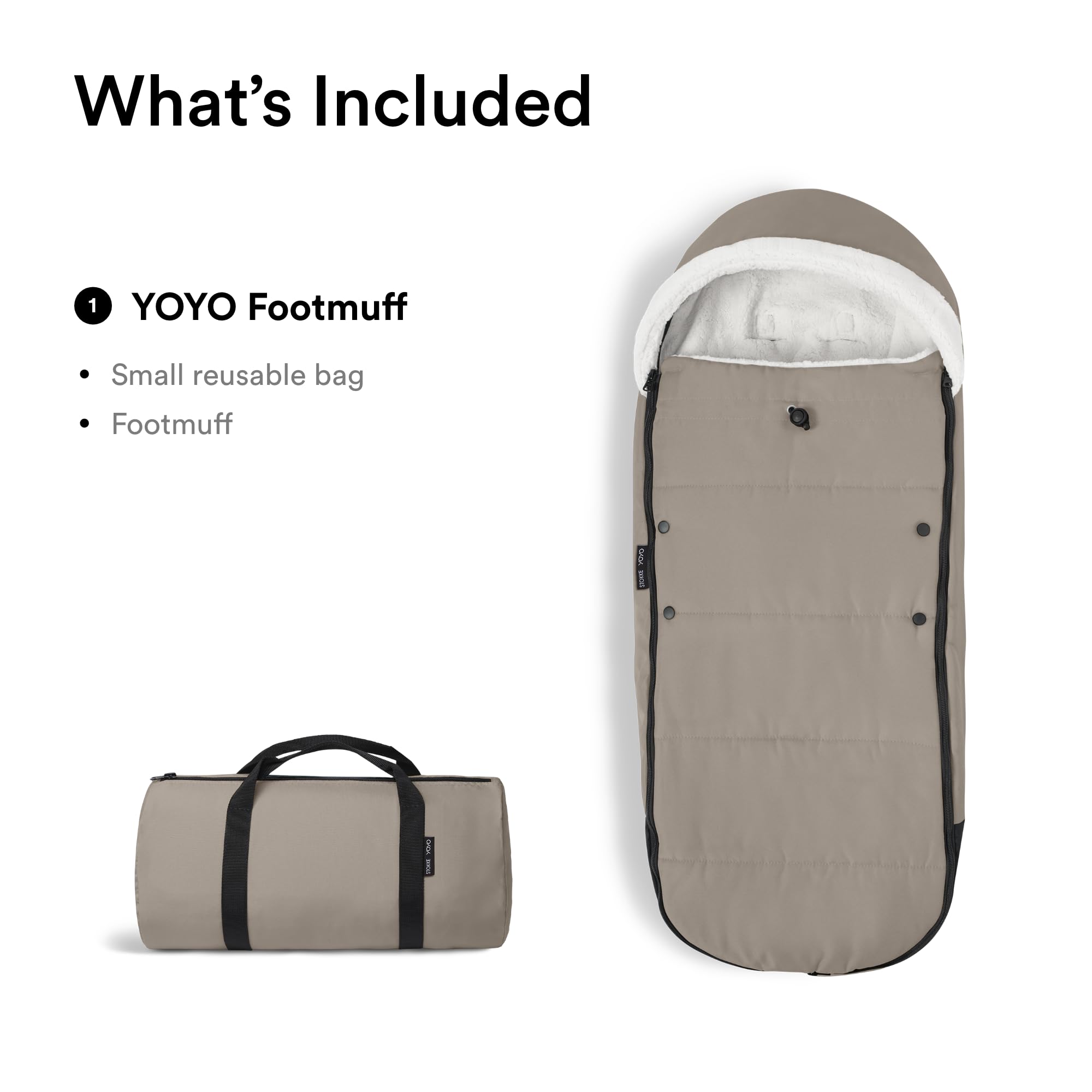 Foto 6 pulgar | Capucha de Forro Polar Footmuff Stokke  - Venta Internacional