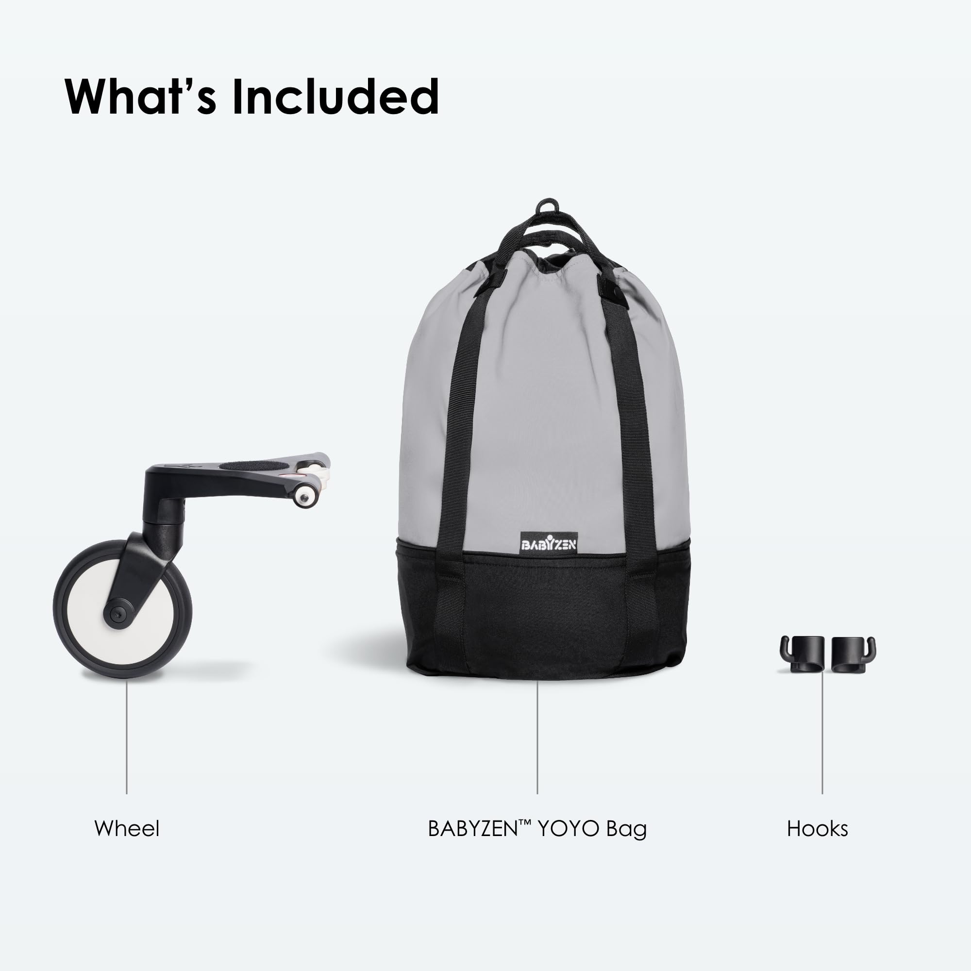 Foto 2 | Bolsa de Cochecito Babyzen Yoyo Bag Stone - Venta Internacional