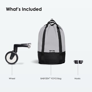 Foto 2 | Bolsa de Cochecito Babyzen Yoyo Bag Stone - Venta Internacional