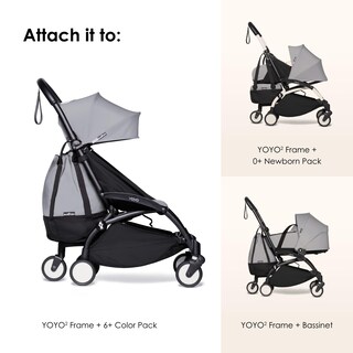 Foto 4 | Bolsa de Cochecito Babyzen Yoyo Bag Stone - Venta Internacional