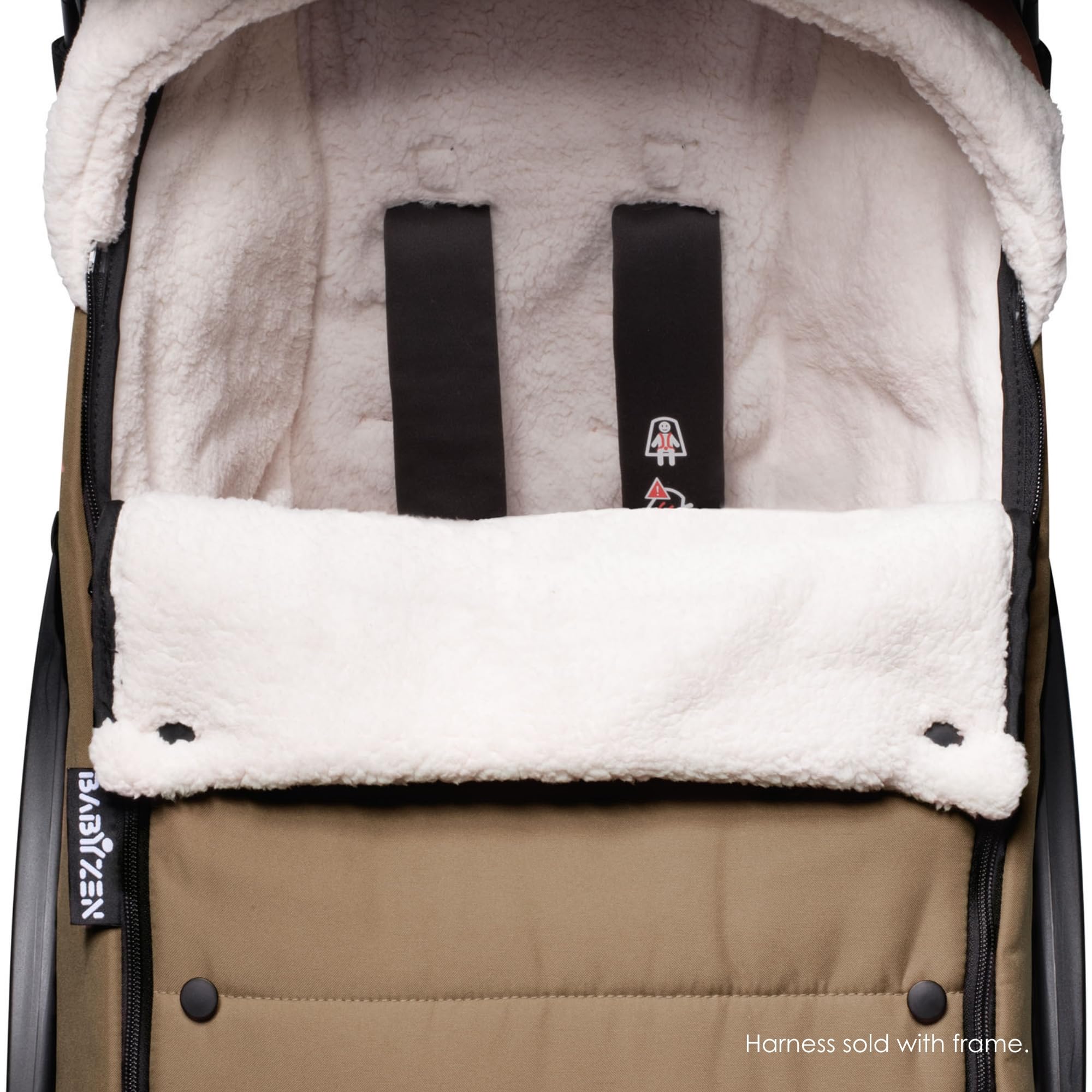 Foto 3 | Forro Polar Footmuff Stokke Babyzen Yoyo Toffee Sherpa - Venta Internacional