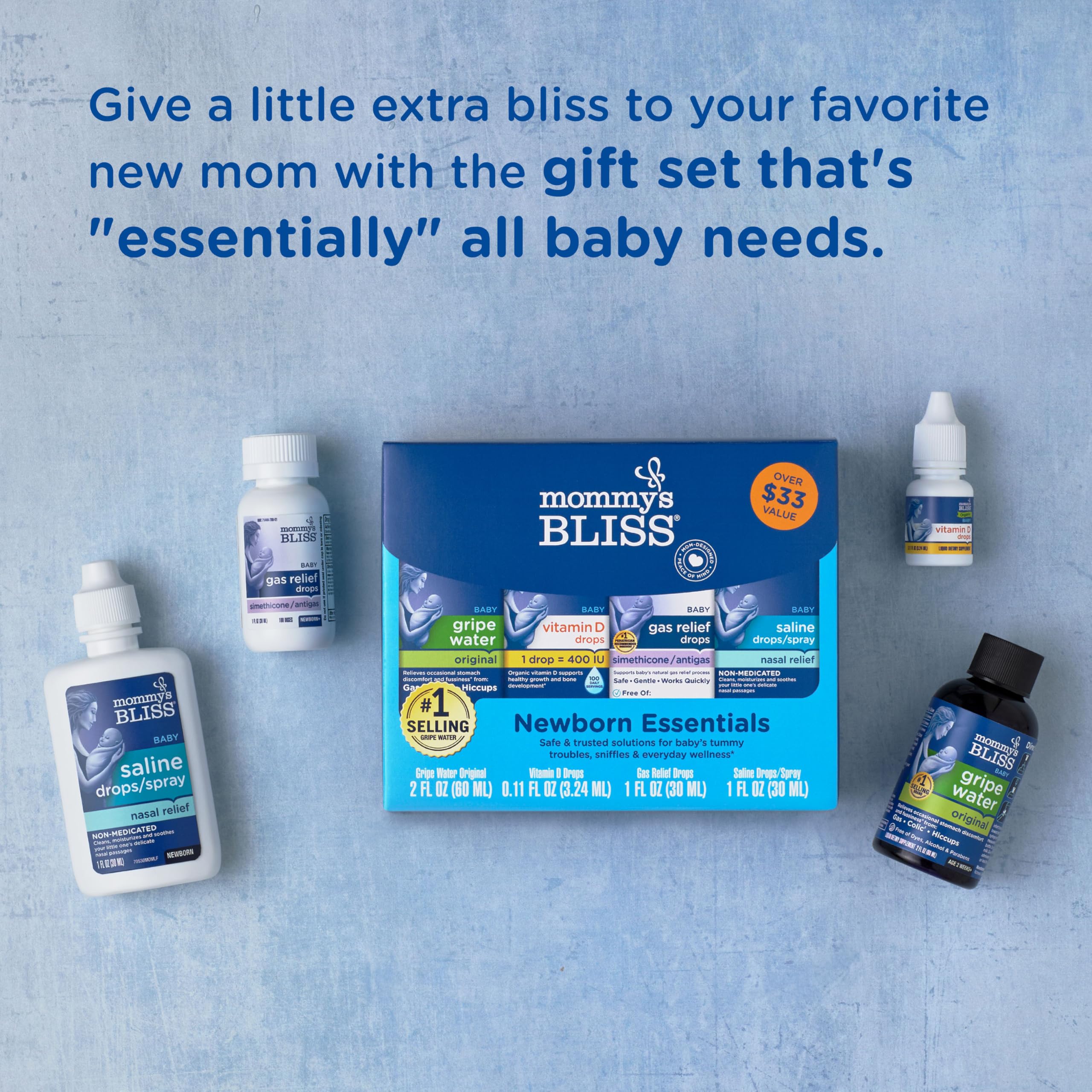 Foto 4 pulgar | Set de Regalo para Recién Nacidos Mommy's Bliss con Gripe Water - Venta Internacional