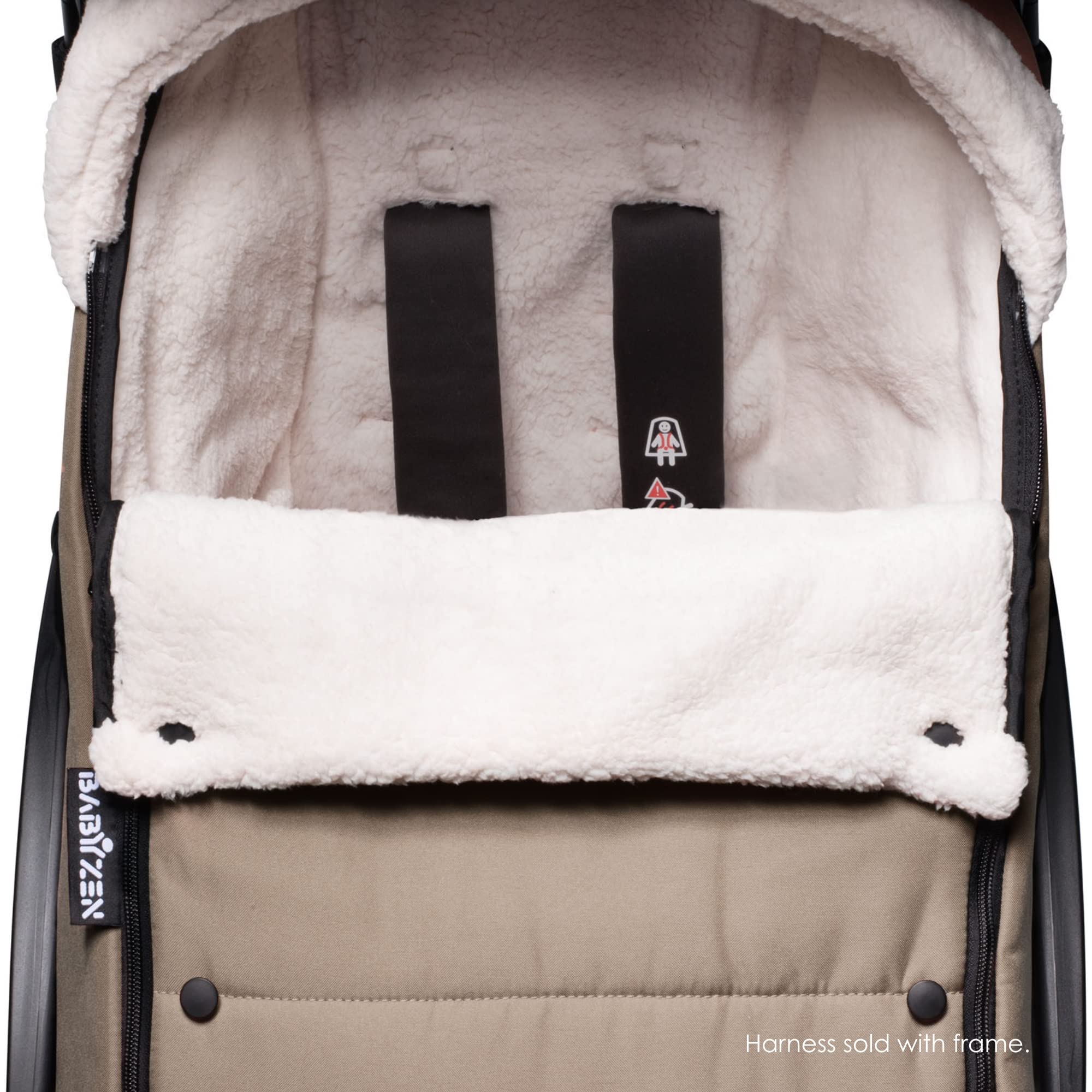 Foto 4 pulgar | Capucha De Forro Polar Footmuff Babyzen Yoyo, Color Topo - Venta Internacional.