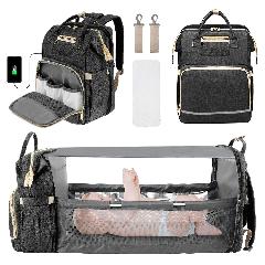 Foto 1 | Venta Internacional-mochila Para Pañales, Bolsa De Viaje Portátil Genérica