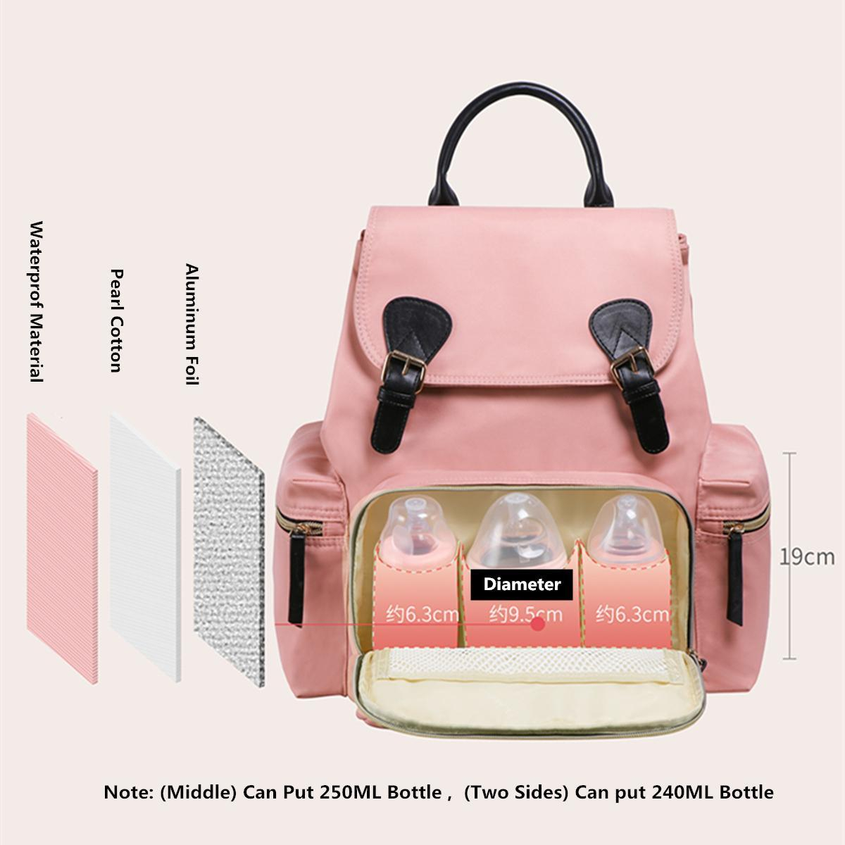 Foto 6 pulgar | Venta Internacional-mochila De Pañales Land Impermeable De Nailon Grande Para Maternidad