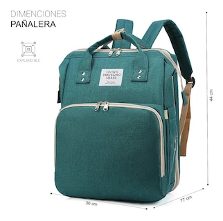 Foto 4 | Venta Internacional-mochila De Pañales Para Bebés Con Cuna, Puerto Usb, 12 Compartimentos