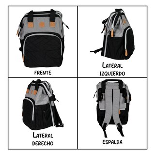Foto 3 | Mochila Pañalera Con Cambiador Y Mosquitero Noni Is-401a