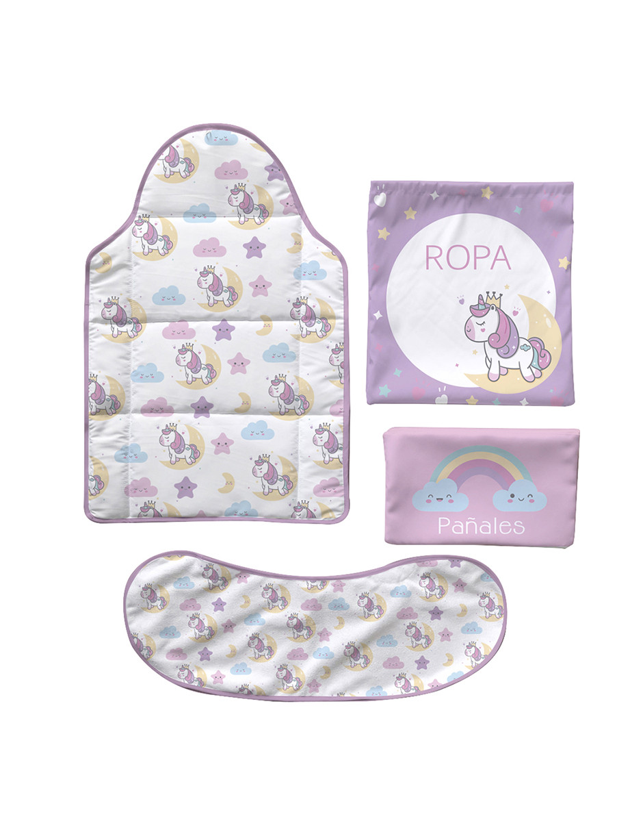 Kit  De Pañalera  Beikia Unicornio