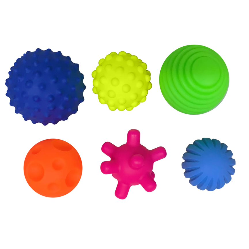 Foto 1 | Set 6 Pelotas Bf Toys Sensoriales Didácticas Para Bebé Con Texturas