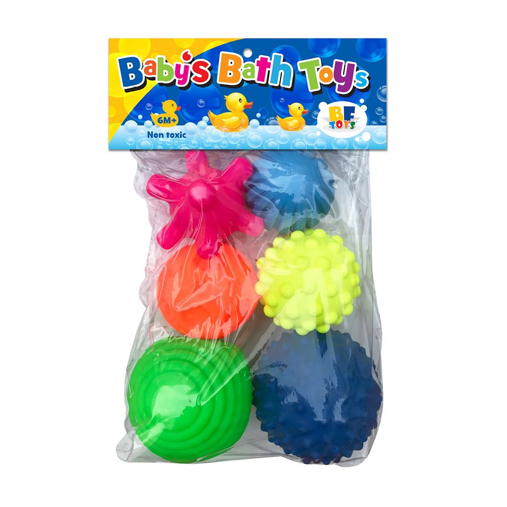 Foto 3 pulgar | Set 6 Pelotas Bf Toys Sensoriales Didácticas Para Bebé Con Texturas