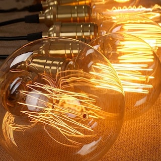 Foto 4 | Foco Edison Vintage Globo Incandescente 40w Hee G95 Dimeable Transparante