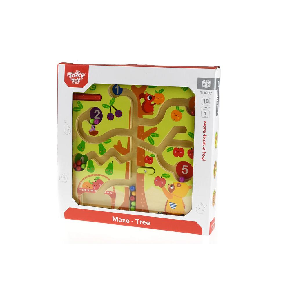 Laberinto para Niños Tooky Toy TK-TH687 Multicolor Forma de Árbol