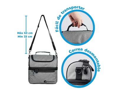 Foto 6 | Lonchera Bluelander AHSK-2748 color Gris