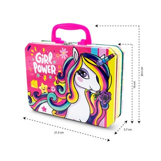 Foto 6 | Lonchera Metalica Unicornio