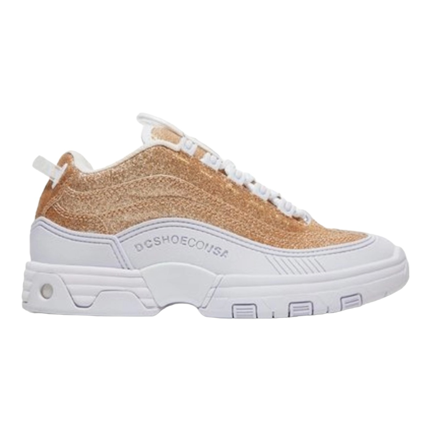 Foto 1 | Tenis Dc Shoes Legacy Og Dorados para Mujer