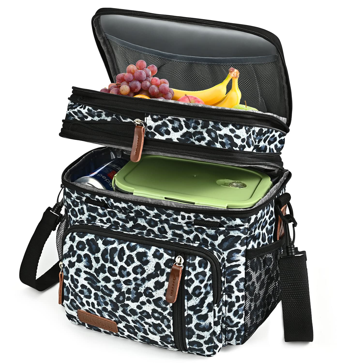 Bolsa de Almuerzo Miycoo Animalprint de Doble Cubierta Aislamiento de 15 L - Venta Internacional