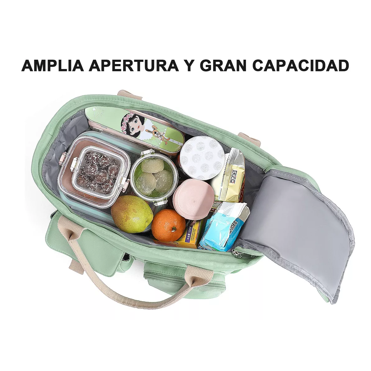Foto 4 pulgar | Lonchera Térmica Bolsa De Almuerzo 16l Eo Safe Imports Esi-14660 Verde